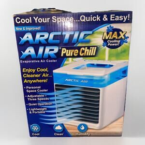 Arctic Air Pure Chill Deluxe Cooling Evaporative Cooler Camper Open Box 4 Speed